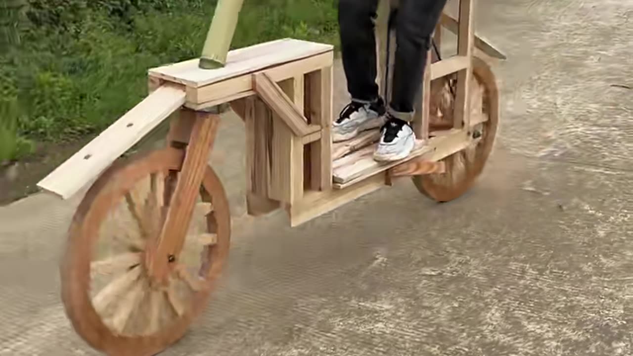 How to make a wooden cycle.