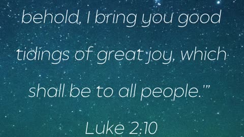 Luke 2:10