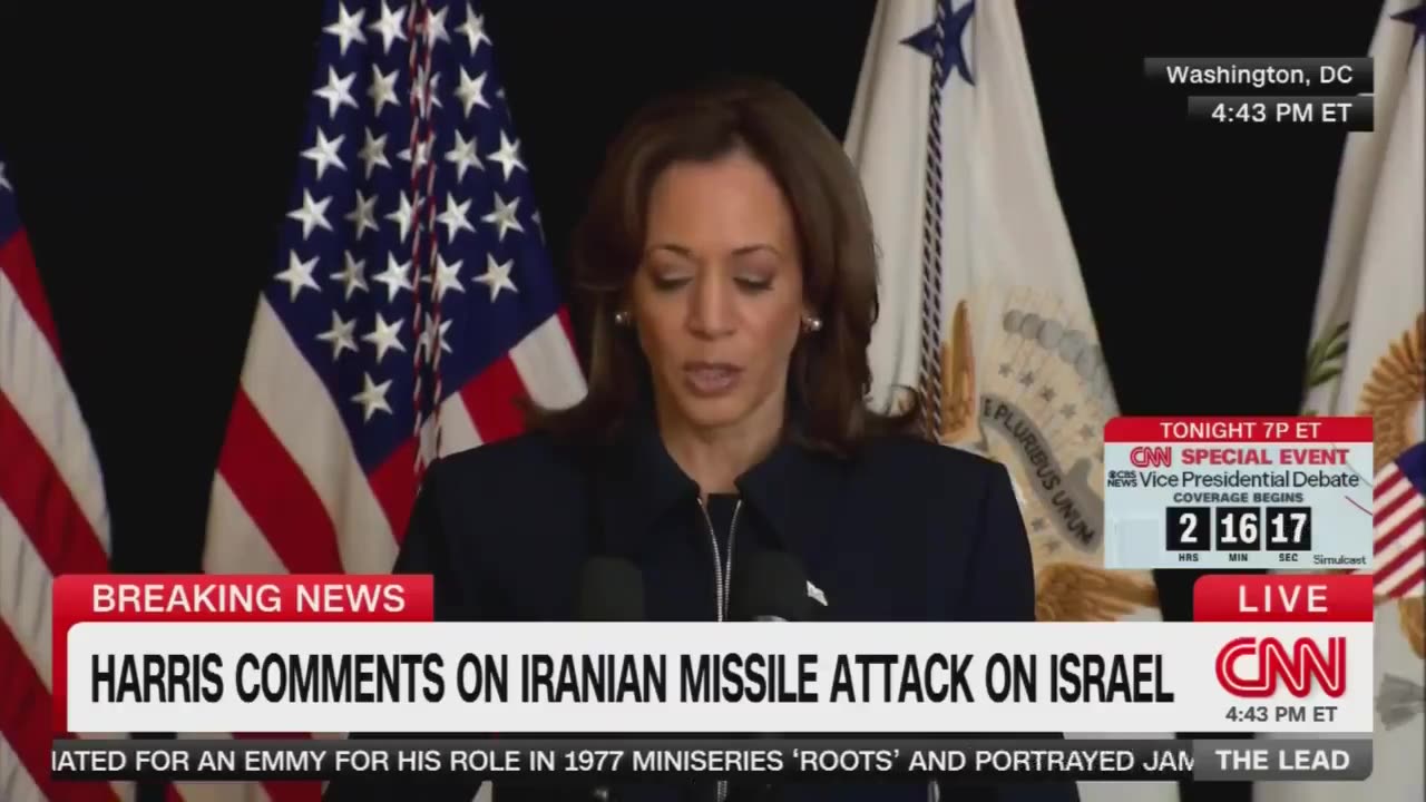 Statement from Vice President Kamala Harris on the Islamic Republic of Iran’s attack on Israel: