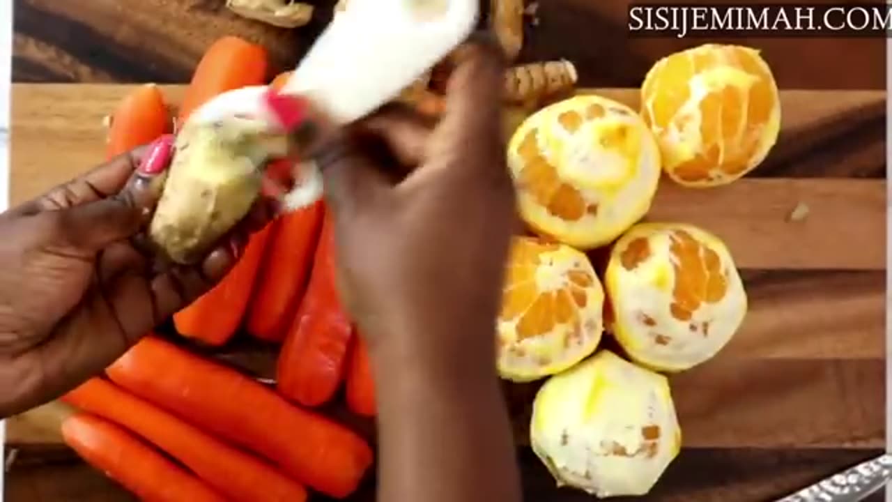 Carrot and Orange Juice for Detox and Beautiful Skin