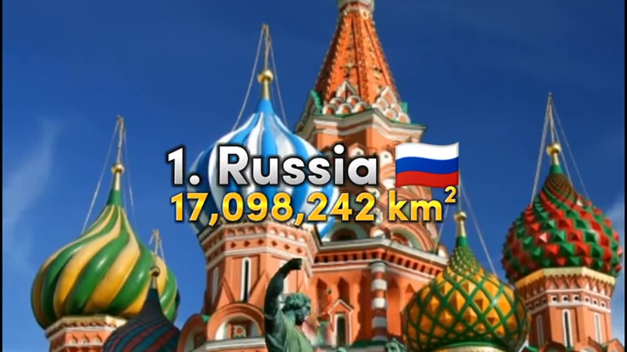 top 10 largest countries in the world