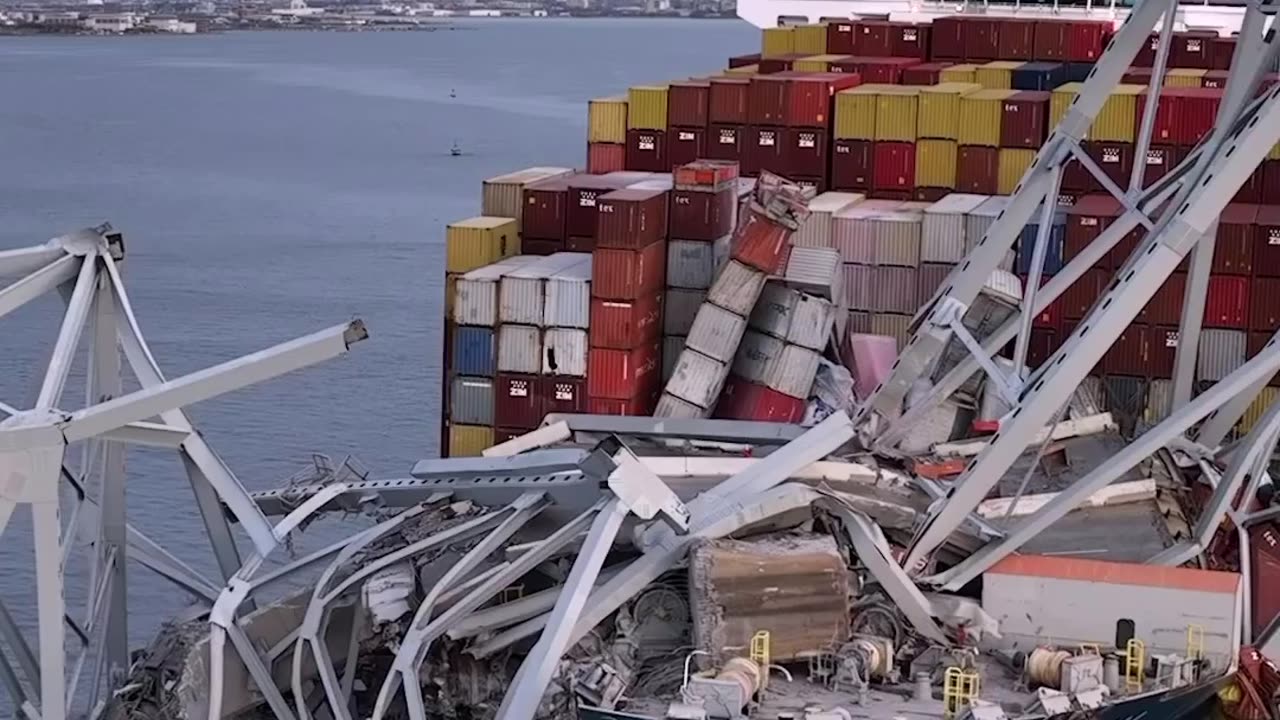 Bad Day - The Francis Scott Key Memorial Bridge in Baltimore