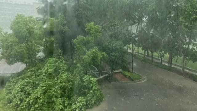 Severe storm in Wuhan, Hubei