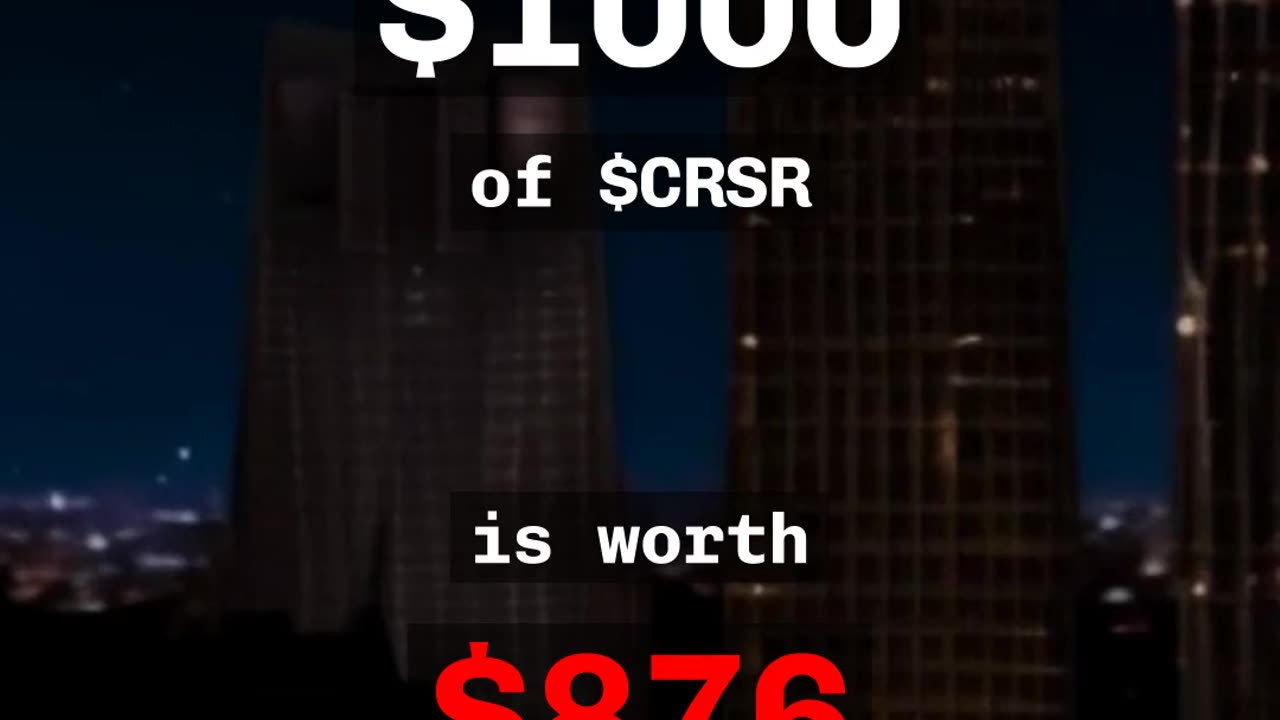 🚨 $CRSR 🚨 Why is Corsair Gaming / $CRSR trending today? 🤔 #CRSR #finance #stocks