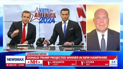 Matt Whitaker on Vote for America 2024: New Hampshire Presidential Primary - Newsmax 01.23.2024