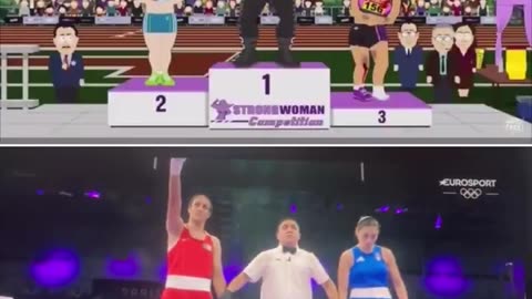 South Park about men boxing women