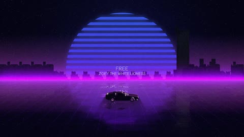 Zoey The White Lioness - Free (Audio Visualizer)