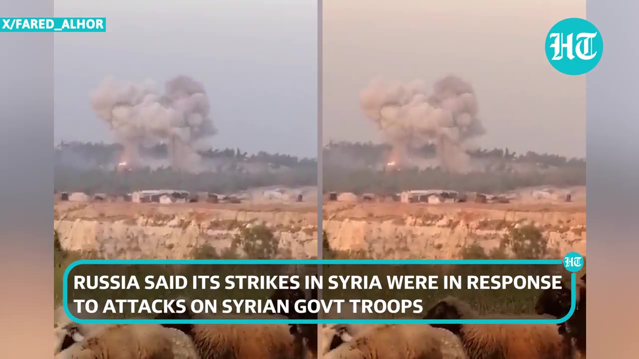 Putin's Military Attacks Israel Neighbour Syria's Rebels Amid U.S Hits On 'Iranian' Sites | Gaza War