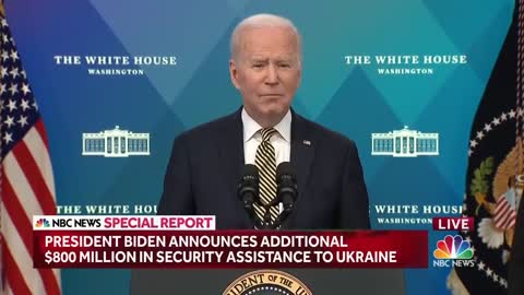 Biden Announces Additional Assistance To Ukraine_ 'America Stands With The Force