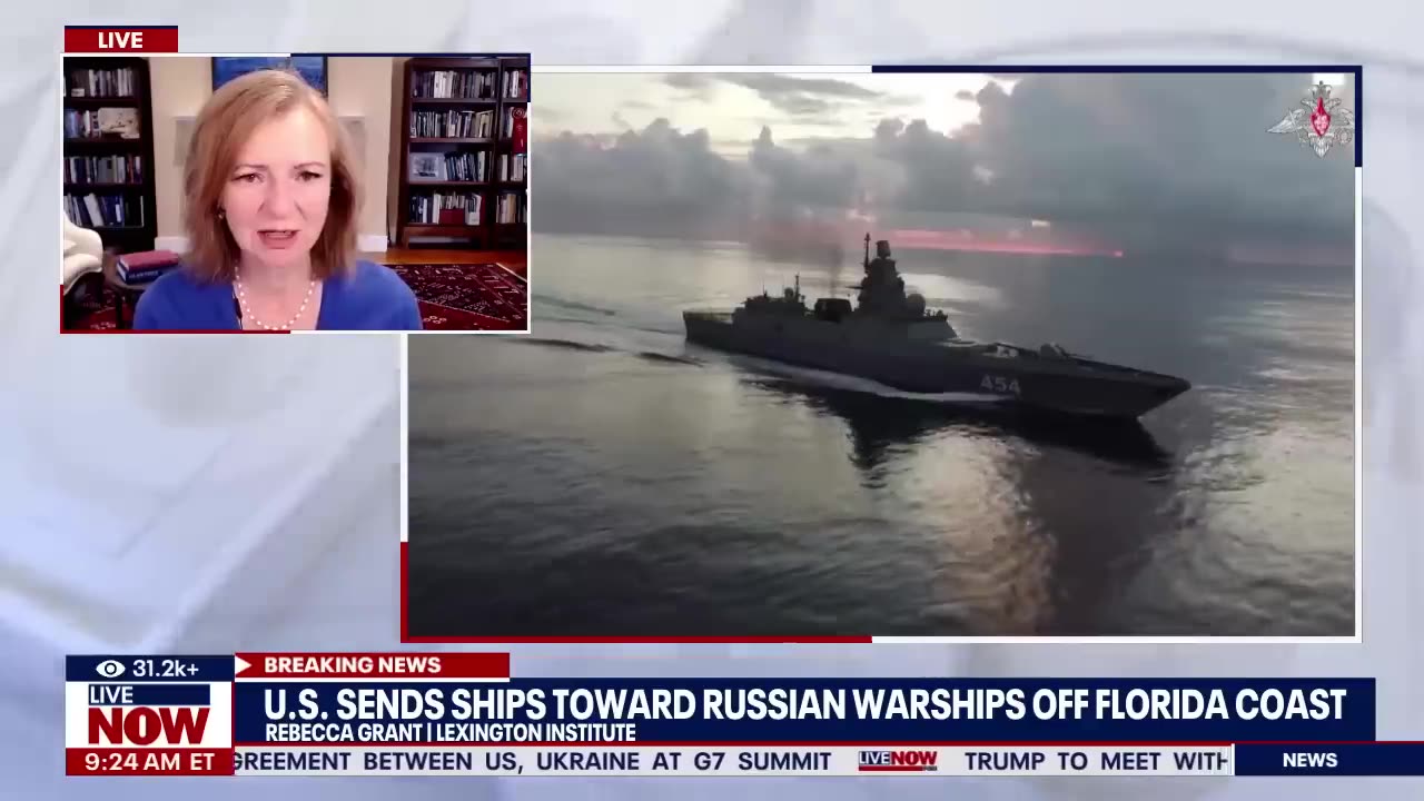 Russian warships near Florida coast armed with hypersonic missiles | LiveNOW from FOX