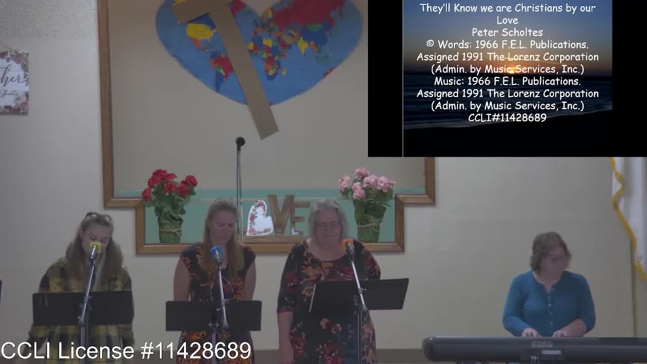 MCBC Sings “They’ll Know We are Christians By Our Love” During Service 8-21-2022