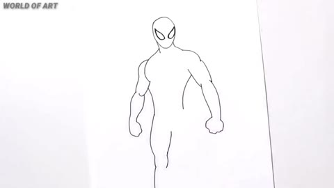 Draw The Muscle Lines Of Spider-Man's Arm