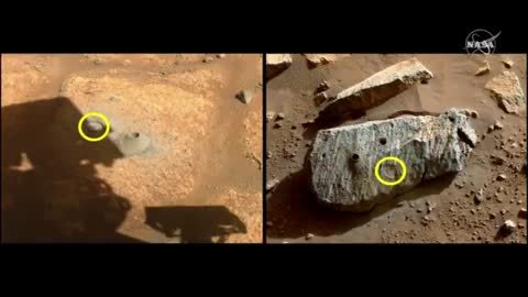 NASA's Perseverance Mars rover has collected its first two rock samples