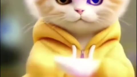 Cat Funny Dancing