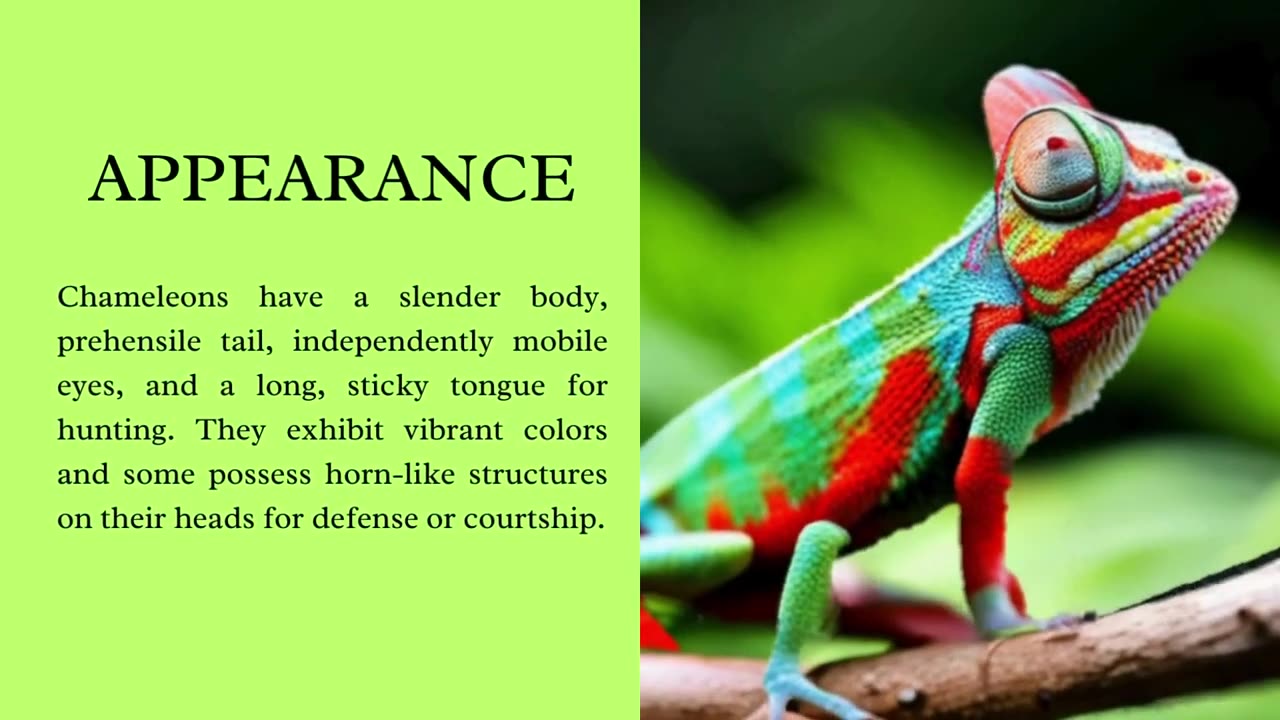 Fun Facts about the Chameleon