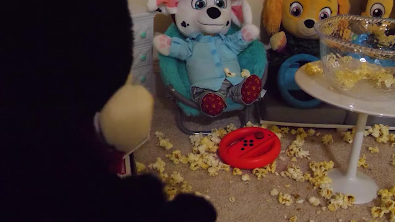 The Rubble Pranks Paw Patrol After Watching a Scary Movie !