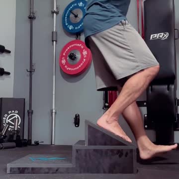 Slant Board Guy Equipment: Knees Over Toes Exercises