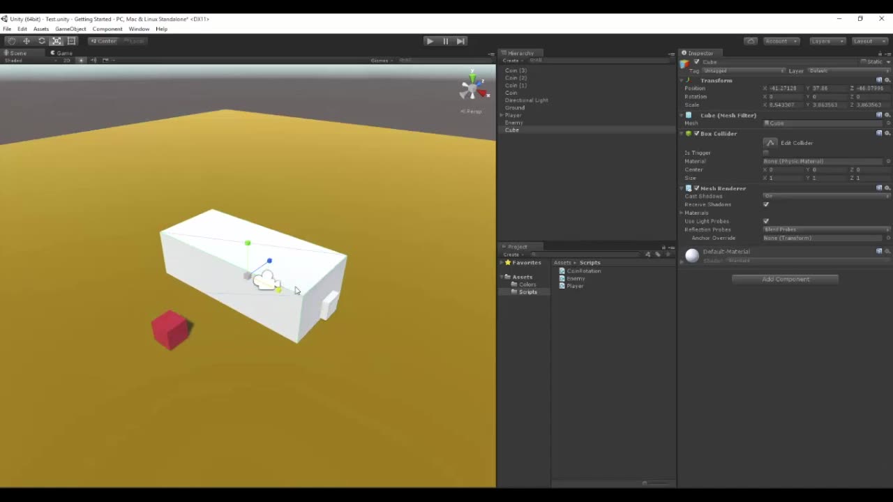 Unity project: Adding Line of Sight