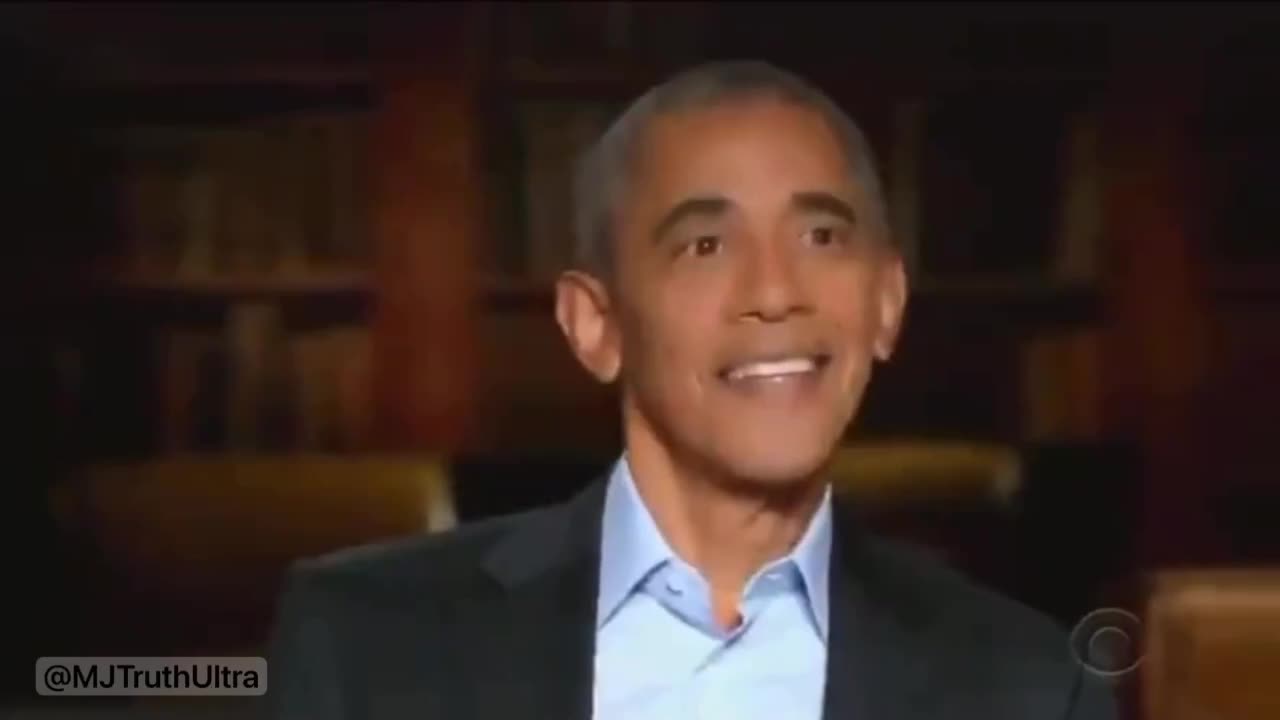 Obama Talking about his Third Term - having an earpiece in