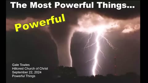 Blessings from God: Powerful Things