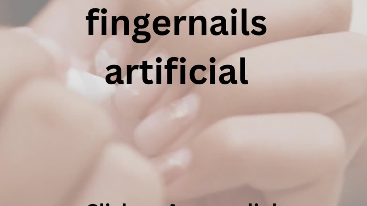 fingernails artificial