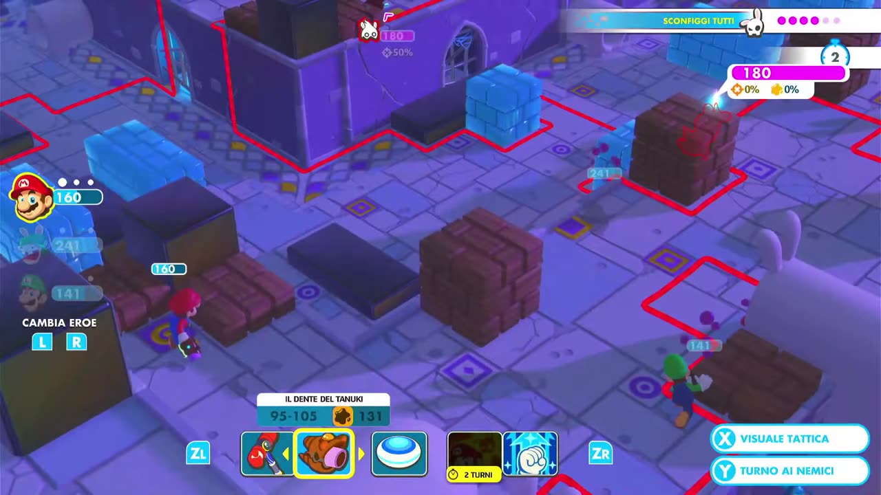 Mario + Rabbids Sparks of Hope (Capitolo 9 BOSS- Maschere del Uragano)