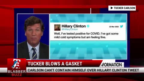 Carlson Can't Contain Himself Over Hillary Clinton Tweet