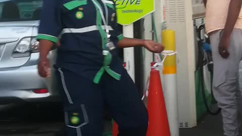 Dancing Drunk Attendant