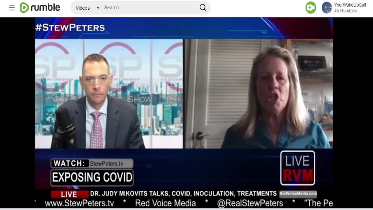 Stew Peters & Dr. Judy Mikovits Expose Dr. Fauci & Covid 19 Defined Part 1