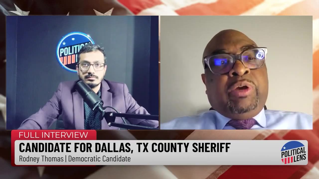 2024 Candidate for Dallas, TX County Sheriff - Rodney Thomas | Democratic Candidate