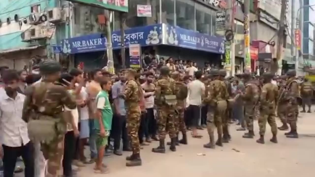 29 July Bangladesh student protests & Bangladesh army