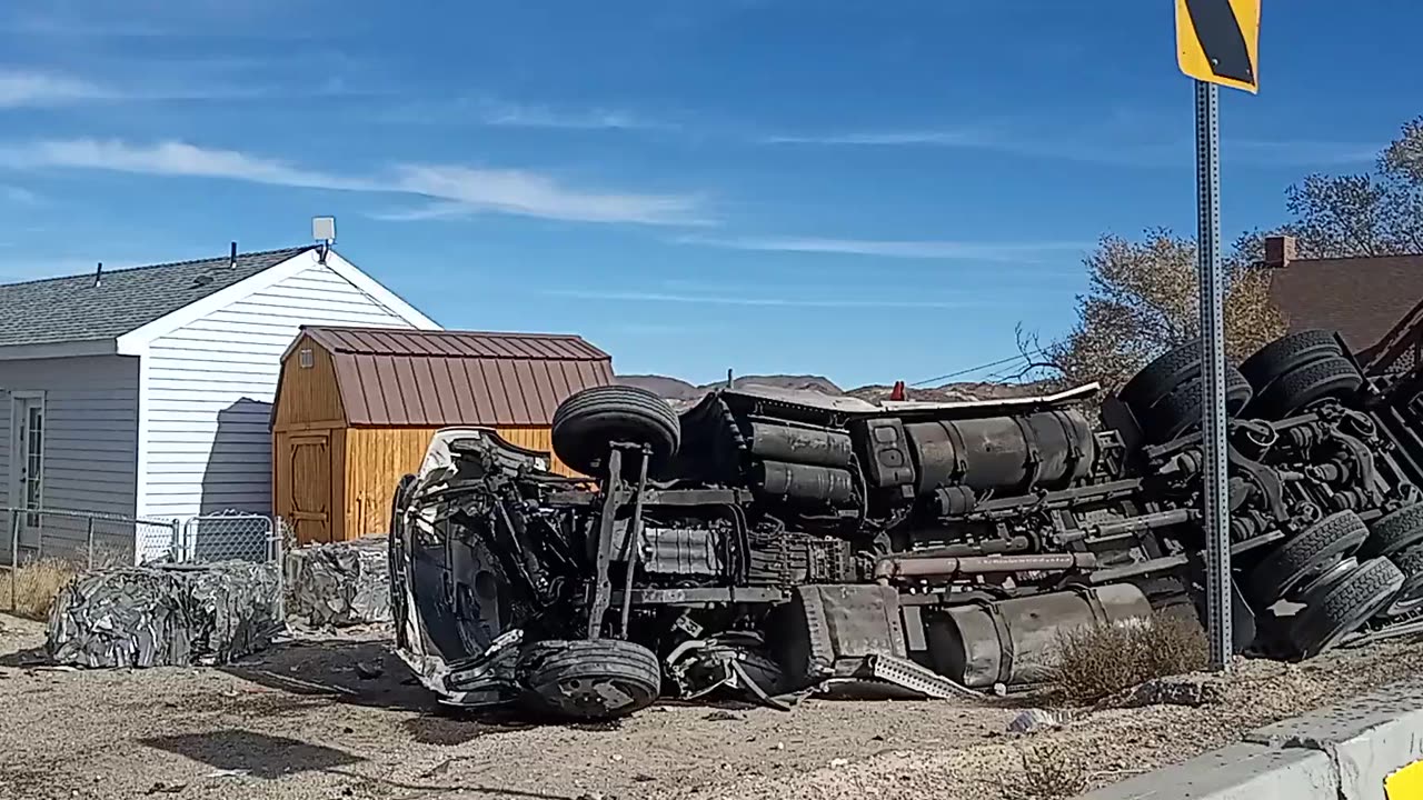 Truck wreck