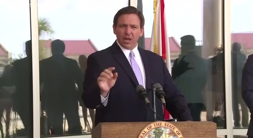 Governor Ron Desantis calls out the media