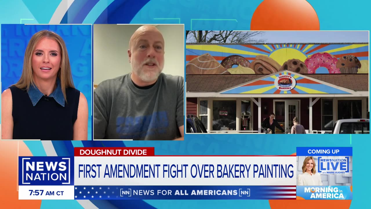 Mural at donut shop leads to First Amendment lawsuit | Morning in America