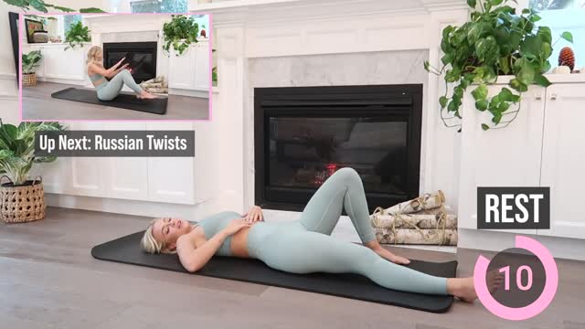 Quarantine abs - a quick 8-minute workout to tighten that waist!