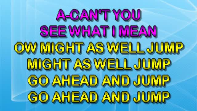 kbkaraokeking Van_Halen Jump KST