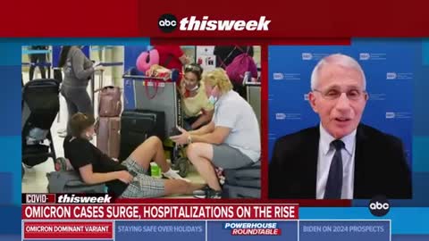 NEW - Dr. Fauci speaks out in favor of vaccine mandates for airline passengers: