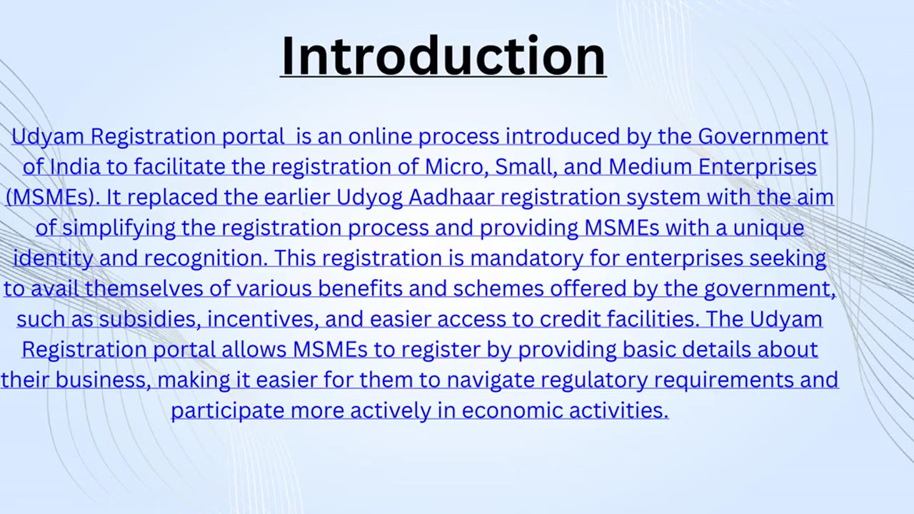 udyam registration