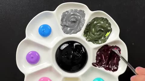 ASMR MIX COLOR #COLOR #SATISFYING