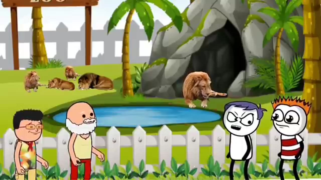 Bhajji ki hui ladai zoo main #funny #video new comedy amazing video viral