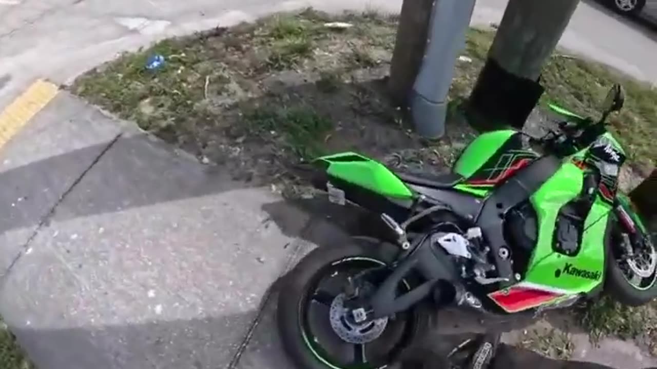 Motorbike Helmet cams give a unique perspective 🏍️ Who's to blame here?