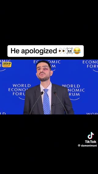 He aplogized for what he said the first time at the WEF...part 2 of the meme.