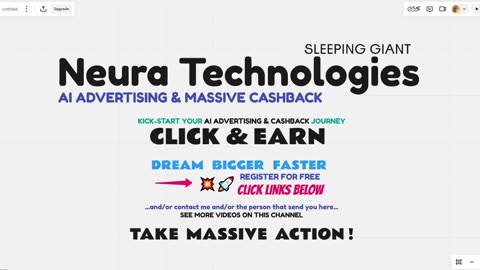 NEURA TECHNOLOGIES (must see) AI ADVERTISING & CASHBACK ENGINE FIRST GLANCE - TOP TEAM ROB BUSER