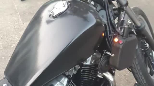 Custum exhaust projectbike honda shadow