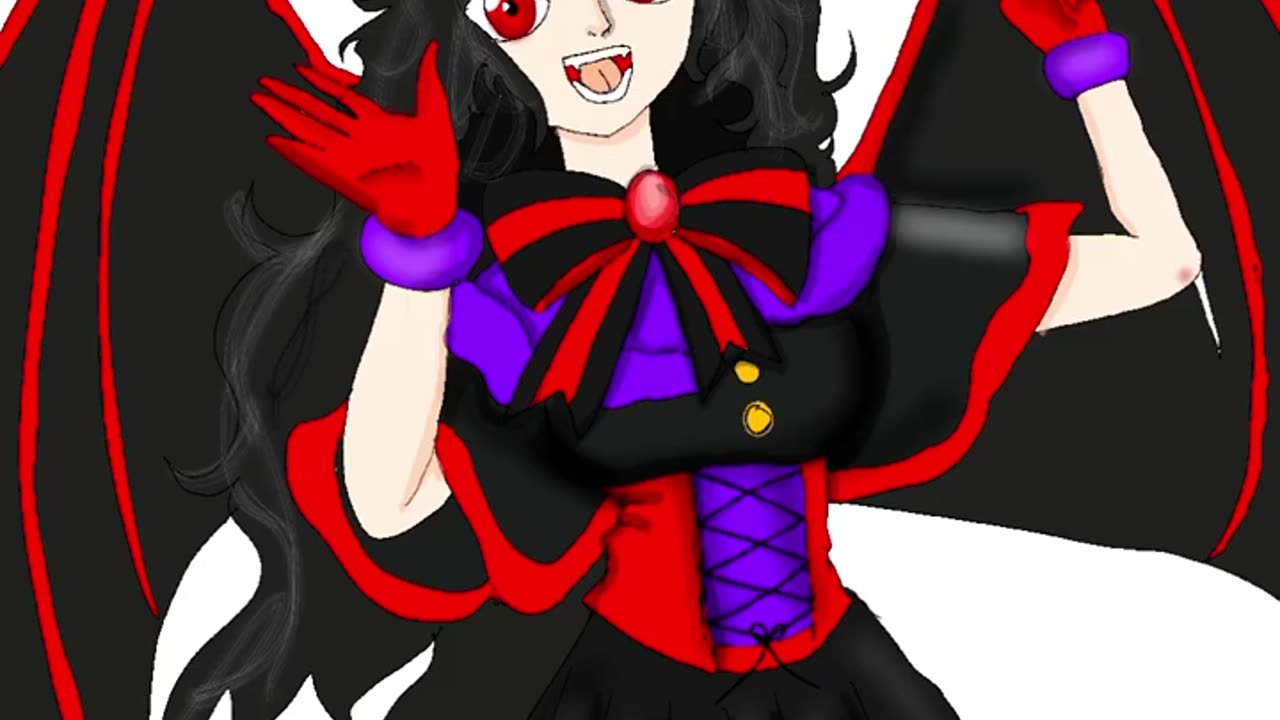 Oc speedpaint nuclear the vampire god