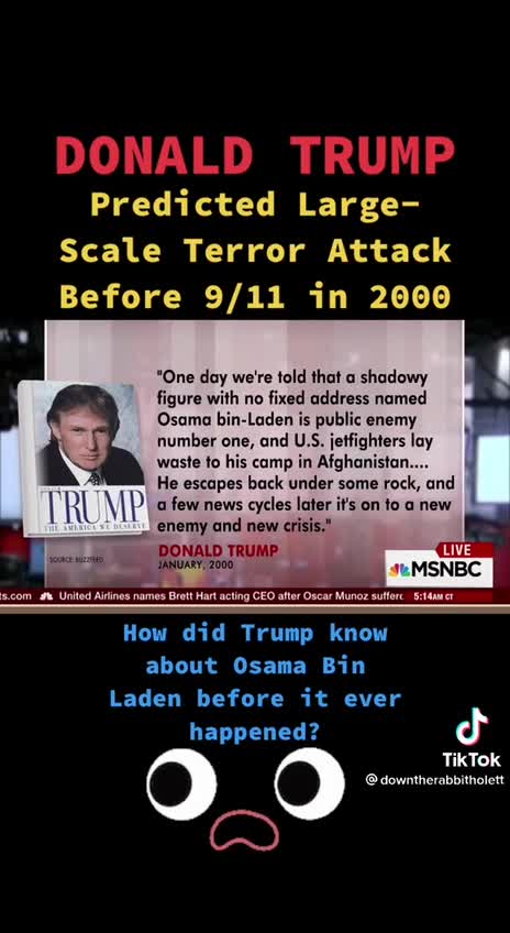 Trump Predicted 911 Terrorist Attack