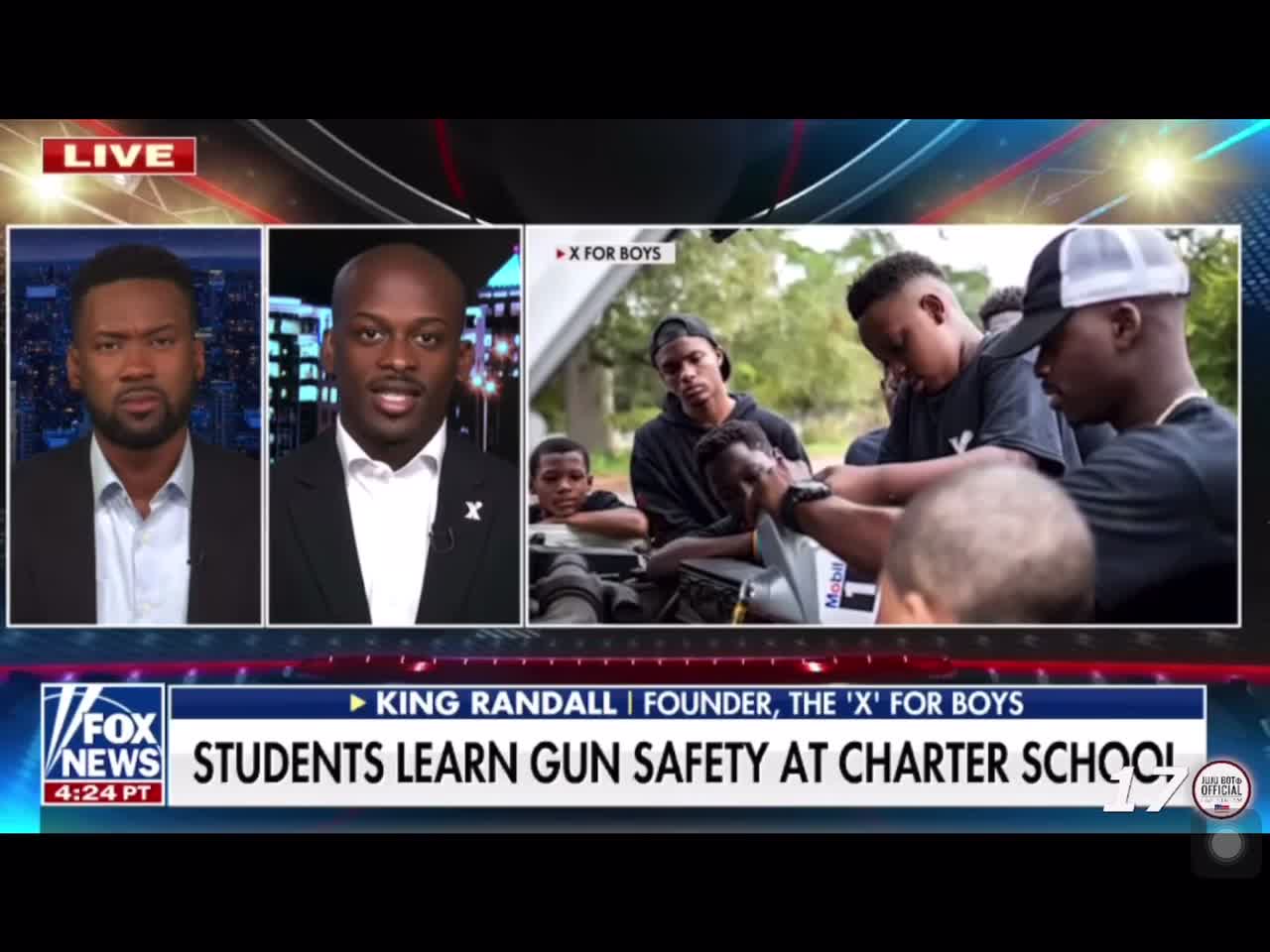 A charter school is taking kids to the gun range to learn gun safety.
