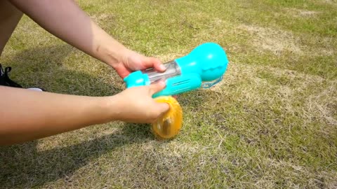 Portable Dog Water Bottle Dogs Multifunction Feeder Drinking Bowl