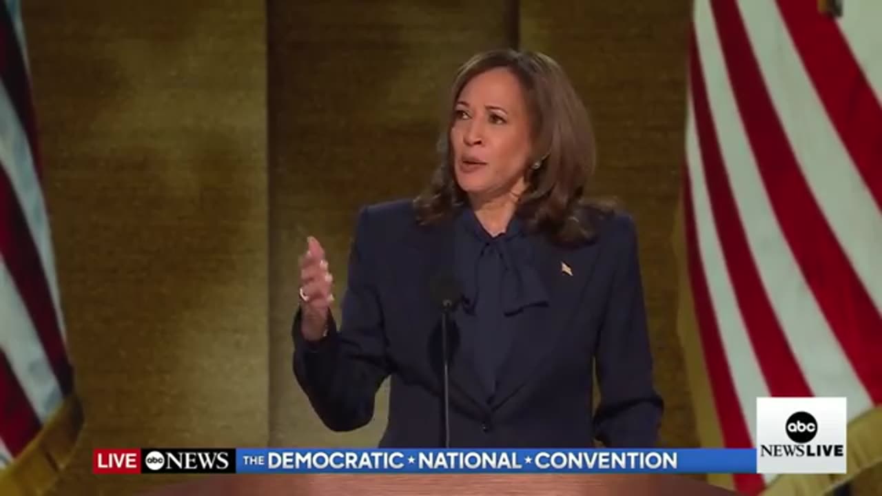 Kamala Harris attacks Trump as 'unserious man' during DNC speech