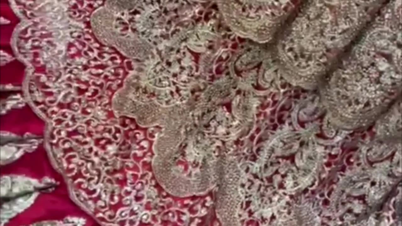 Pakistani bridal gharara